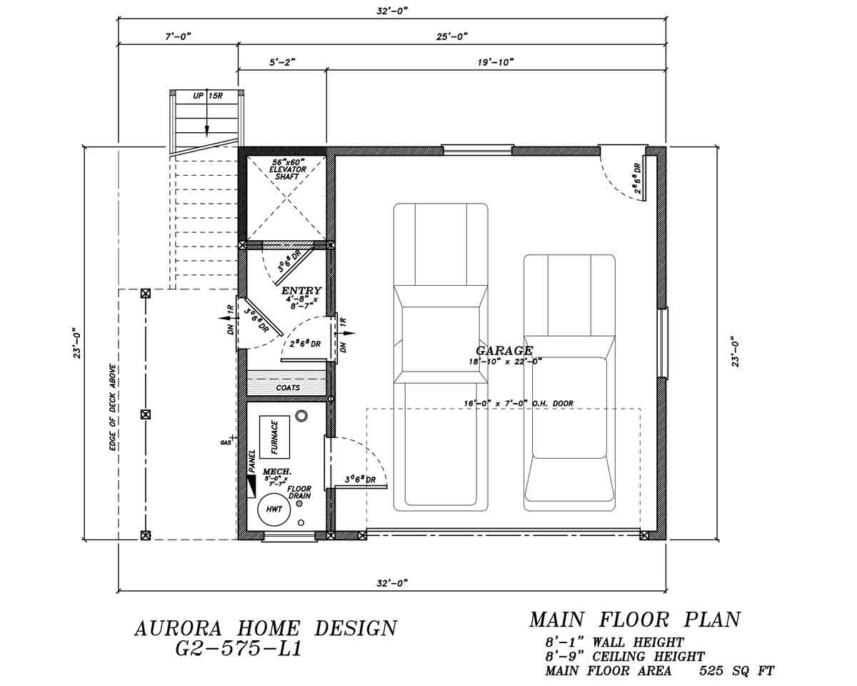 Garage Suite with 1 Bedroom w/Elevator | Aurora Home Designs Edmonton Alberta