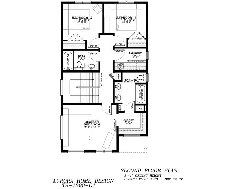 2 Storey with 3 Bedroom | Aurora Home Designs Edmonton