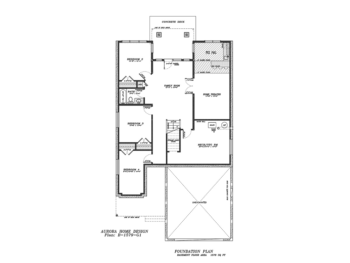 Stock Plan Gallery Aurora Home Design