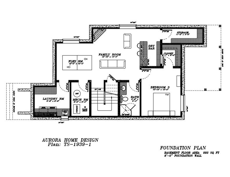 Modern Infill 2 Storey Home. | Edmonton Aurora Home Design Plan