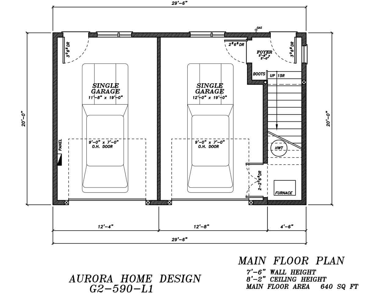 Modern Garage Suite with 2 Bedroom | Aurora Home Designs Edmonton