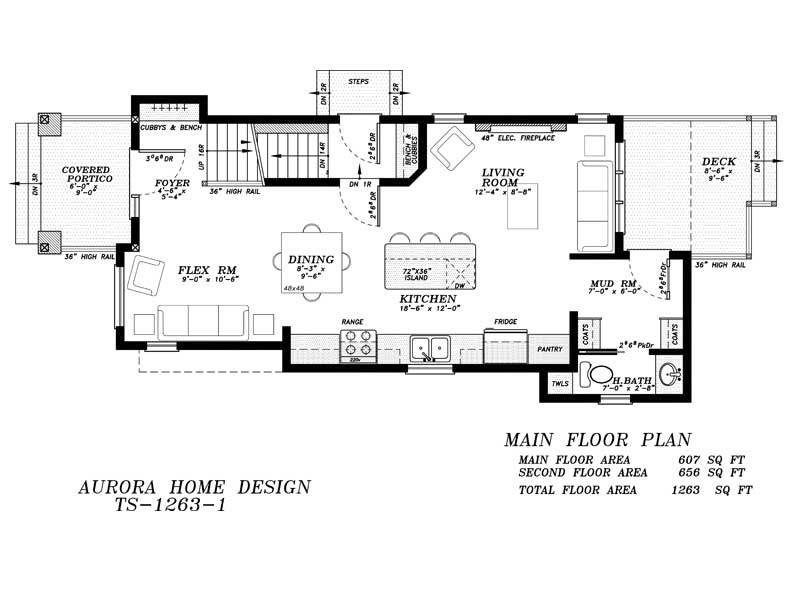 Wide Skinny 2 Storey with 3 Bedroom | Aurora Home Designs Edmonton