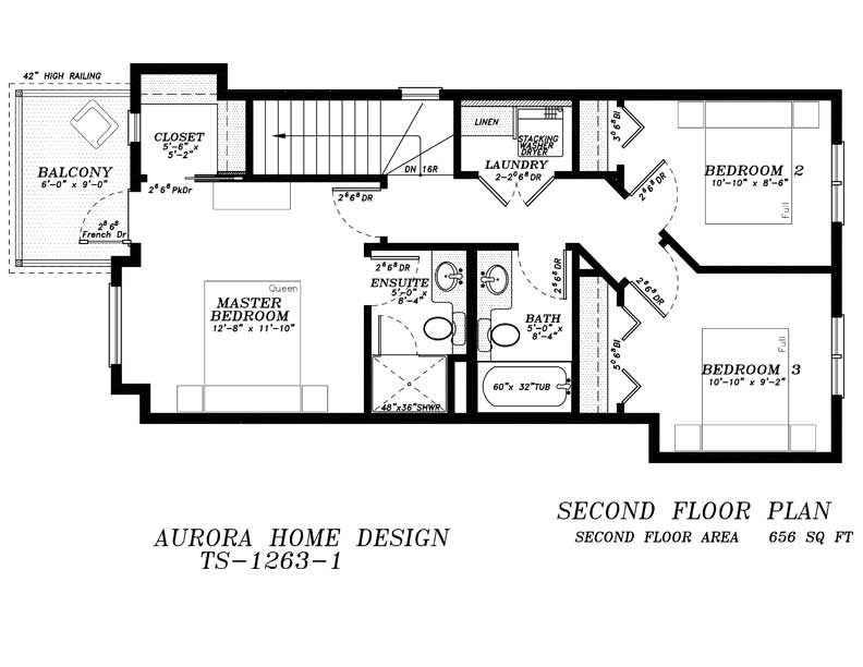 Wide Skinny 2 Storey with 3 Bedroom | Aurora Home Designs Edmonton