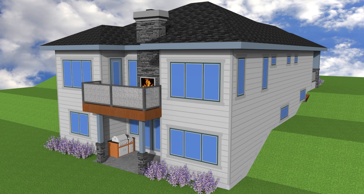Executive Walk-out Bungalow. | Edmonton Aurora Home Design Plan