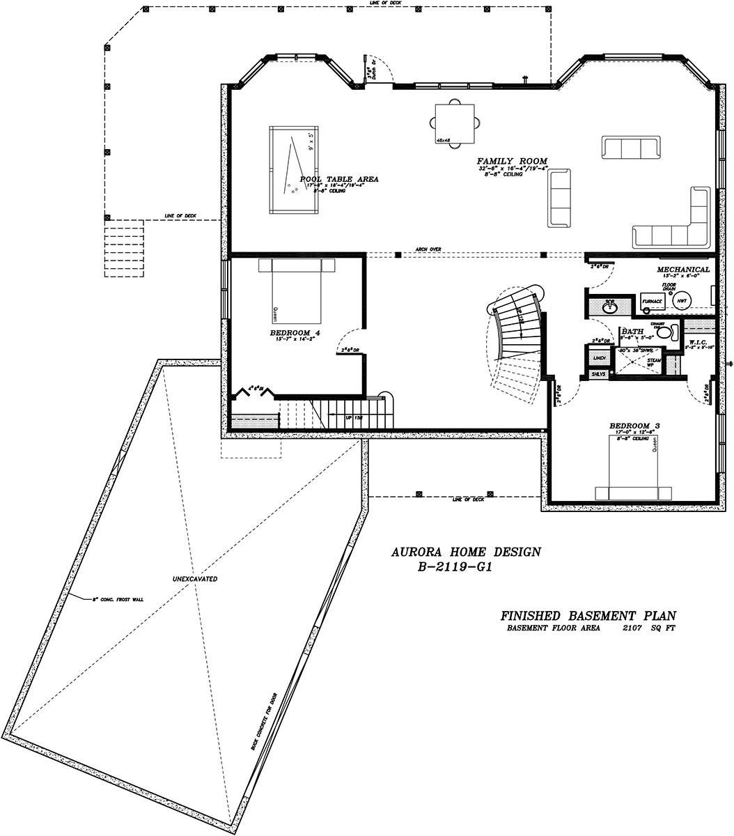 Estate Bungalow. | Edmonton Aurora Home Design Plan