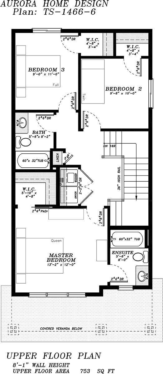  20' Wide 2 Storey Home with Basement Suite Possibilities | Aurora Home Design